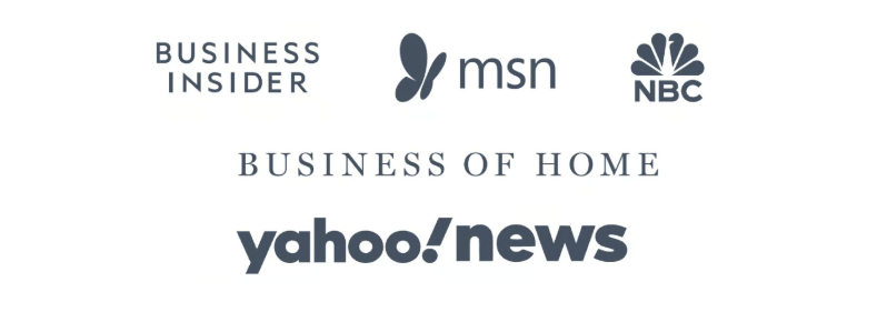 Trusted media logos for Casavista Dremiai AI app